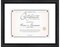Modern Black Diploma Frame for Certificate, Acid-Free White Mat, UV Acrylic, Backing, and Hanging Hardware, 8 Sizes Available